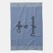 Koffie en Doughnoten Theedoek (Verticaal)