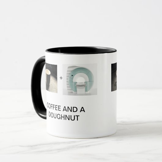 KOFFIE EN DOUGHNUT MOK (Voorkant links)
