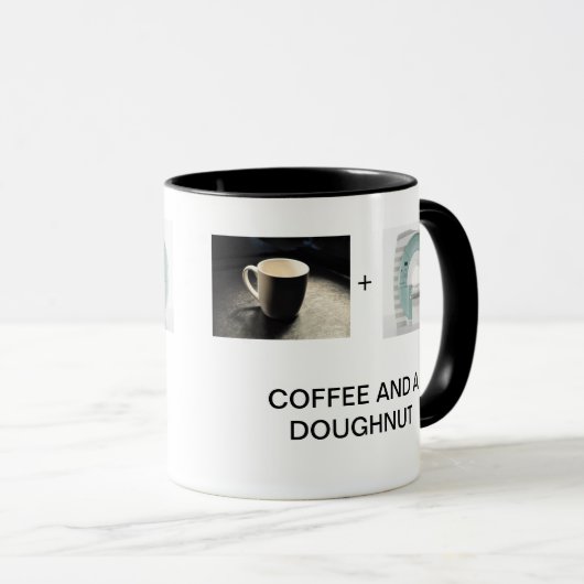 KOFFIE EN DOUGHNUT MOK (Voorkant rechts)