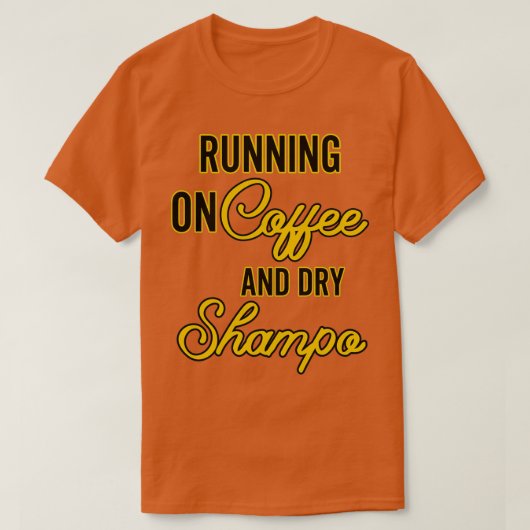 KOFFIE EN DROGE SHAMPOO Essential T-shirt (Design voorkant)