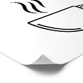 Koffie en drukte Wall Art Poster (Hoek)