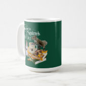 Koffie en eekhoorntjes - Funny Squirrel Lover Coff Koffiemok (Voorkant links)