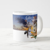 Koffie en eekhoorntjes - Funny Squirrel Lover Gian Grote Koffiekop (Voorkant rechts)