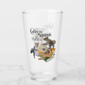 Koffie en eekhoorntjes - Funny Squirrel Lover Glas (Achterkant)