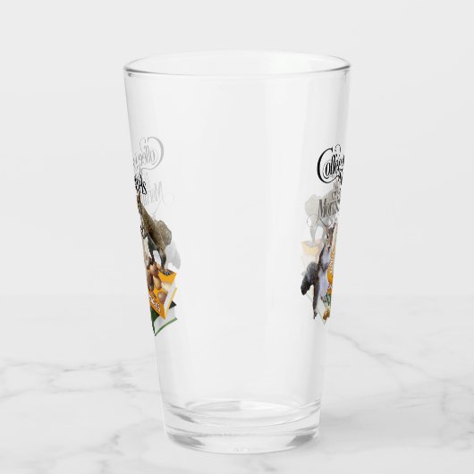Koffie en eekhoorntjes - Funny Squirrel Lover Glas (Links)