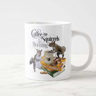 Koffie en eekhoorntjes - Funny Squirrel Lover Grote Koffiekop