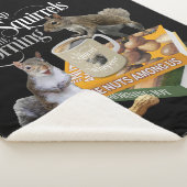 Koffie en eekhoorntjes - Funny Squirrel Lover Sher Sherpa Deken (3/4)