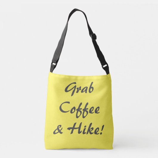 Koffie en een heek crossbody tas (Achterkant)