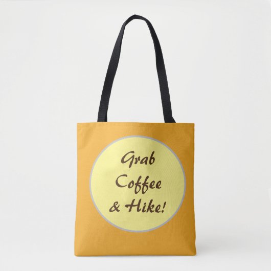 Koffie en een heek tote bag (Voorkant)