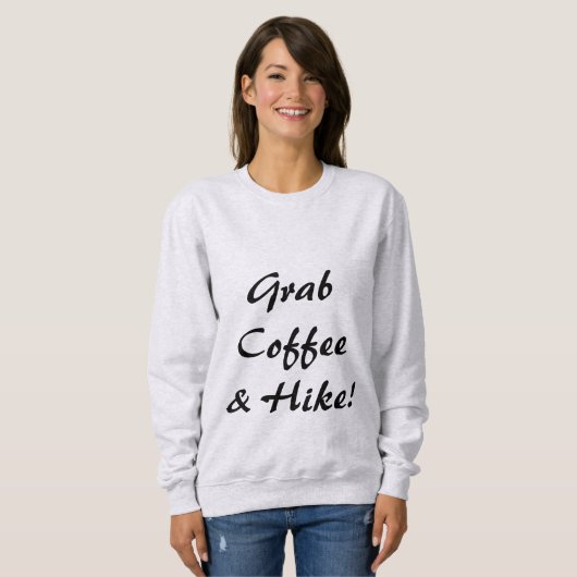 Koffie en een heek trui (Voorkant volledig)