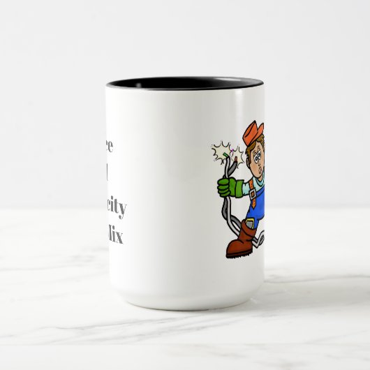 Koffie- en elektriciteitstechnicus of Lineman-Mok Mok (Midden)