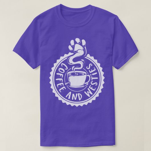 Koffie en estie t-shirt (Design voorkant)