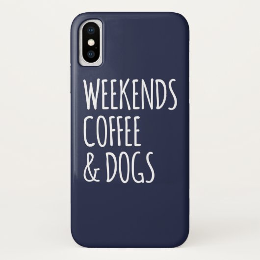 Koffie- en feestdagen op het weekeinde Case-Mate iPhone case (Achterkant)