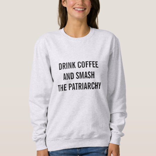 KOFFIE EN FEMINISME T-SHIRT (Voorkant)