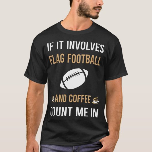 Koffie en Football T-shirt (Voorkant)