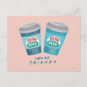 Koffie en FRIENDS™ Briefkaart