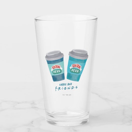Koffie en FRIENDS™ Glas (Voorkant)