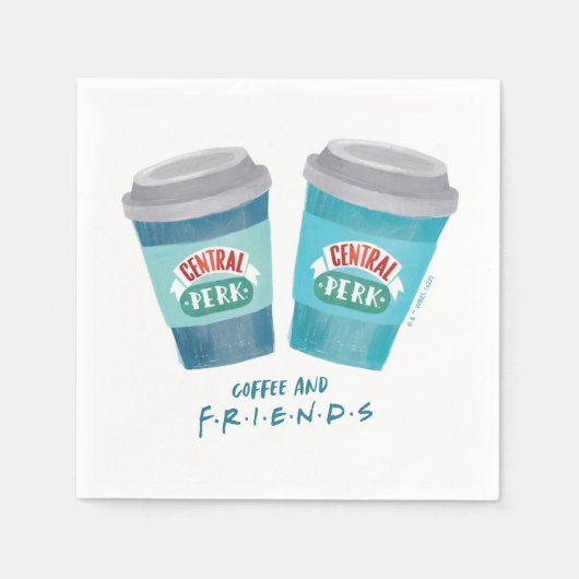 Koffie en FRIENDS™ Servet (Voorkant)