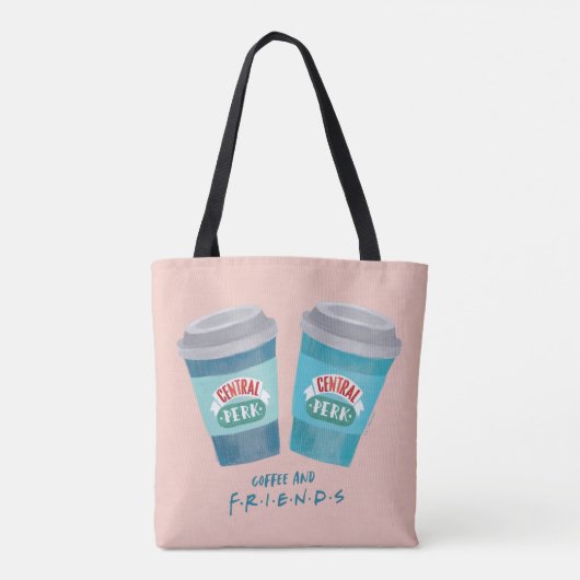 Koffie en FRIENDS™ Tote Bag (Achterkant)