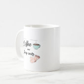 Koffie en Fuzzy Socks Koffiemok (Voorkant links)