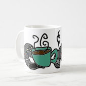 Koffie en games koffiemok (Voorkant links)