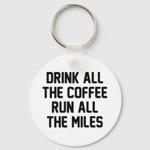 Koffie en gebruik sleutelhanger