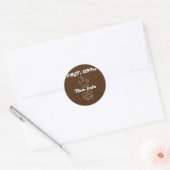 Koffie en gegevensofferte ABA Cool BCBA Ronde Sticker (Envelop)