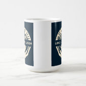 Koffie en geloof: liefde. Leef. Arbeid. Koffiemok (Center)