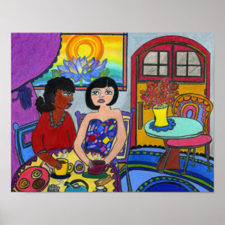 Koffie en gesprek poster