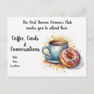 Koffie en Gesprek Vrouwenclub Briefkaart