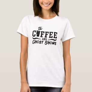 Koffie- en Ghost-Shows Ghost Hunter T-shirt
