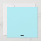 Koffie- en gistvakantieverlof-Kaart Feestdagenkaart (Achterkant)