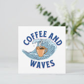Koffie en Golven (Staand voorkant)