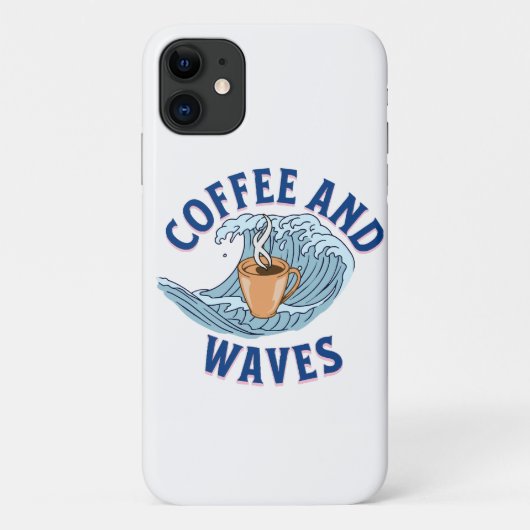 Koffie en Golven Case-Mate iPhone Case (Achterkant)