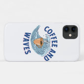 Koffie en Golven Case-Mate iPhone Case (Achterkant (horizontaal))