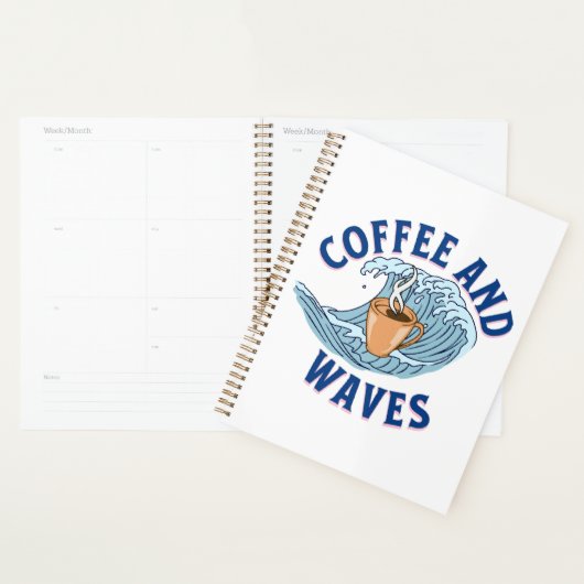 Koffie en golven planner (Display)