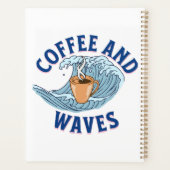 Koffie en golven planner (Achterkant)