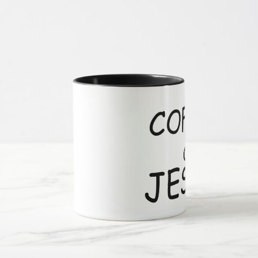 KOFFIE EN JESUS Coffee Mugs Mok (Midden)