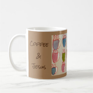Koffie en Jezus mok