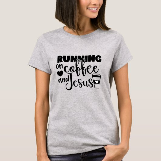 Koffie en Jezus T-shirt (Voorkant)