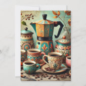 Koffie en Kaarten komen samen (Achterkant)