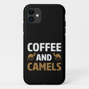 Koffie en Kamelen Grappige Kameel Dierenliefhebber Case-Mate iPhone Case