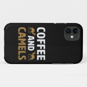 Koffie en Kamelen Grappige Kameel Dierenliefhebber Case-Mate iPhone Case (Achterkant (horizontaal))