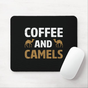 Koffie en Kamelen Grappige Kameel Dierenliefhebber Muismat