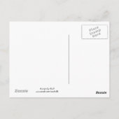 Koffie en kaneel Bun Briefkaart (Achterkant)