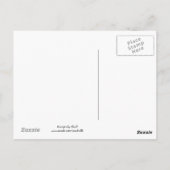 Koffie en kaneelbroodje briefkaart (Achterkant)