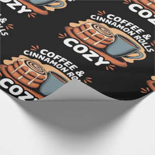 Koffie en kaneelbroodjes cadeaupapier