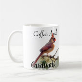 Koffie en kardinaal Modern Koffiemok (Links)