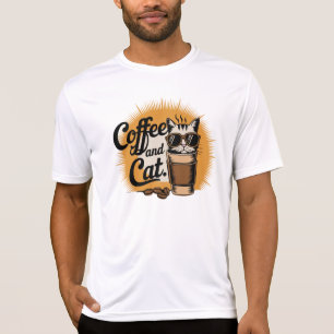 koffie en kat t-shirt