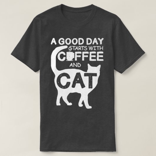 Koffie en katten beste kat vaders dag Espresso T-shirt (Design voorkant)